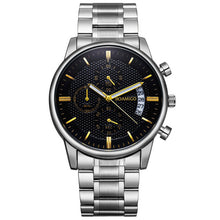 Load image into Gallery viewer, BOAMIGO Men Watch Chronograph Sport Mens Watches Top Brand Luxury Waterproof Full Steel Quartz Gold Clock Men Relogio Masculino