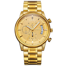 Load image into Gallery viewer, BOAMIGO Men Watch Chronograph Sport Mens Watches Top Brand Luxury Waterproof Full Steel Quartz Gold Clock Men Relogio Masculino