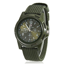 Load image into Gallery viewer, New Men Military Army Bomber Pilot Canvas Strap Sports Men Boy Quartz Wrist Watch Analog Men Dress Sport Wristwatches reloj