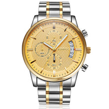 Load image into Gallery viewer, BOAMIGO Men Watch Chronograph Sport Mens Watches Top Brand Luxury Waterproof Full Steel Quartz Gold Clock Men Relogio Masculino
