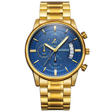 Load image into Gallery viewer, BOAMIGO Men Watch Chronograph Sport Mens Watches Top Brand Luxury Waterproof Full Steel Quartz Gold Clock Men Relogio Masculino