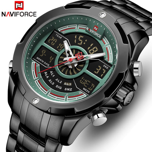 NAVIFORCE Men Watch Top Luxury Brand Waterproof Business Quartz Watches Men’s Military Sports Male Clock Date Relogio Masculino