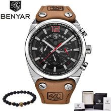 Load image into Gallery viewer, BENYAR Mens Watches Military Army Chronograph Watch Brand Luxury Sports Casual Waterproof Male Watch Quartz Man Wristwatch XFCS