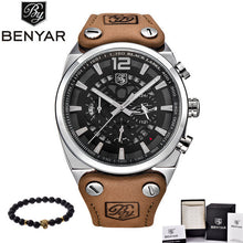 Load image into Gallery viewer, BENYAR Mens Watches Military Army Chronograph Watch Brand Luxury Sports Casual Waterproof Male Watch Quartz Man Wristwatch XFCS