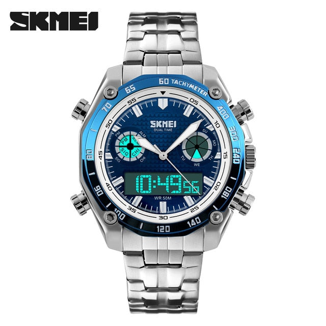 Skmei dual cheap time watch